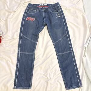 Trust Jeans Men’s 34x34 skinny jeans Graffiti ￼ Blue enim Dark Wash